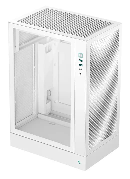 DEEPCOOL MATX CH170 PLUS WH WHITE w/o PSU USB 3.0 Front Type-C, Mesh panel