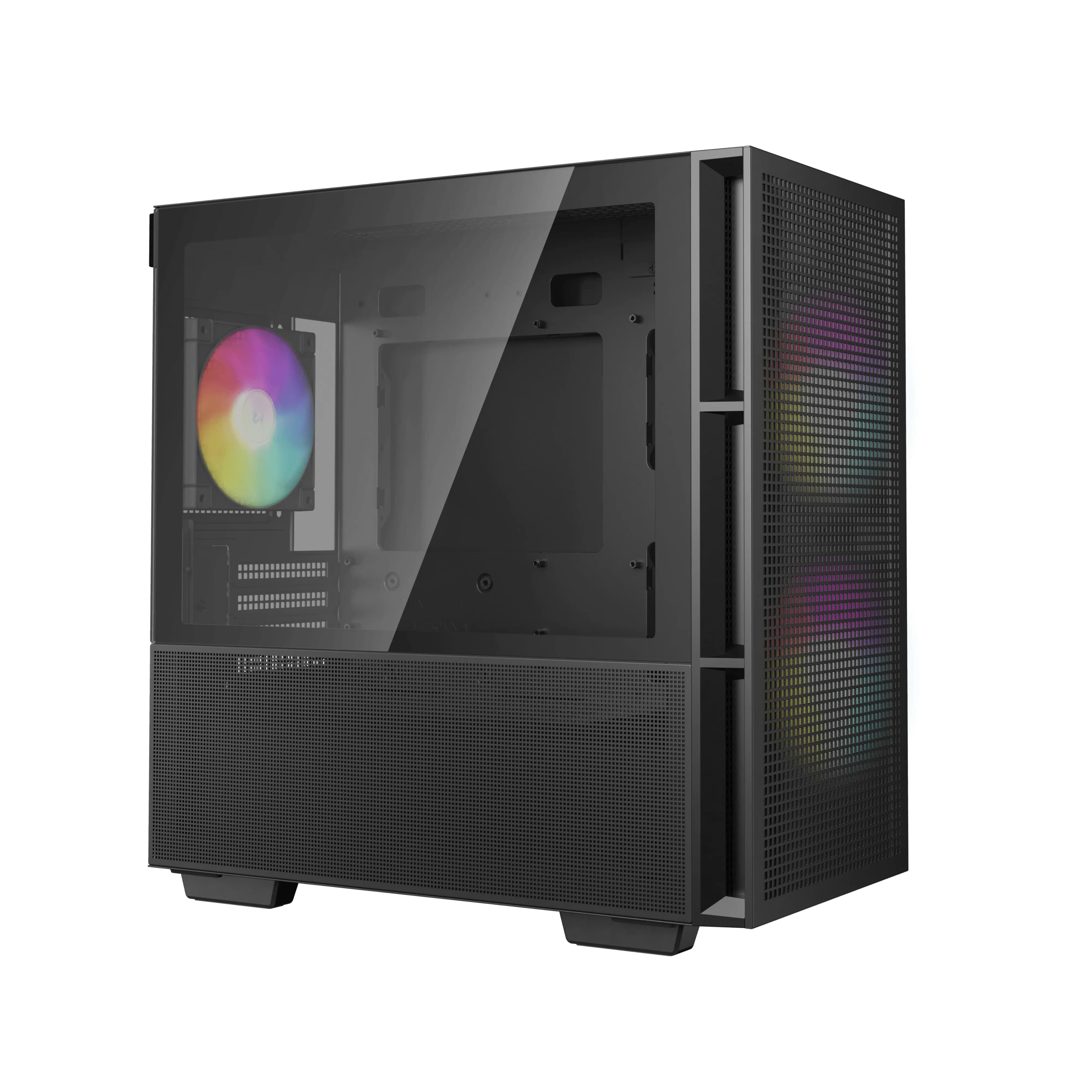 DEEPCOOL MATX CH360 w/o PSU USB 3.0 2×140mm ARGB fan, Front Type-C, Mesh panel