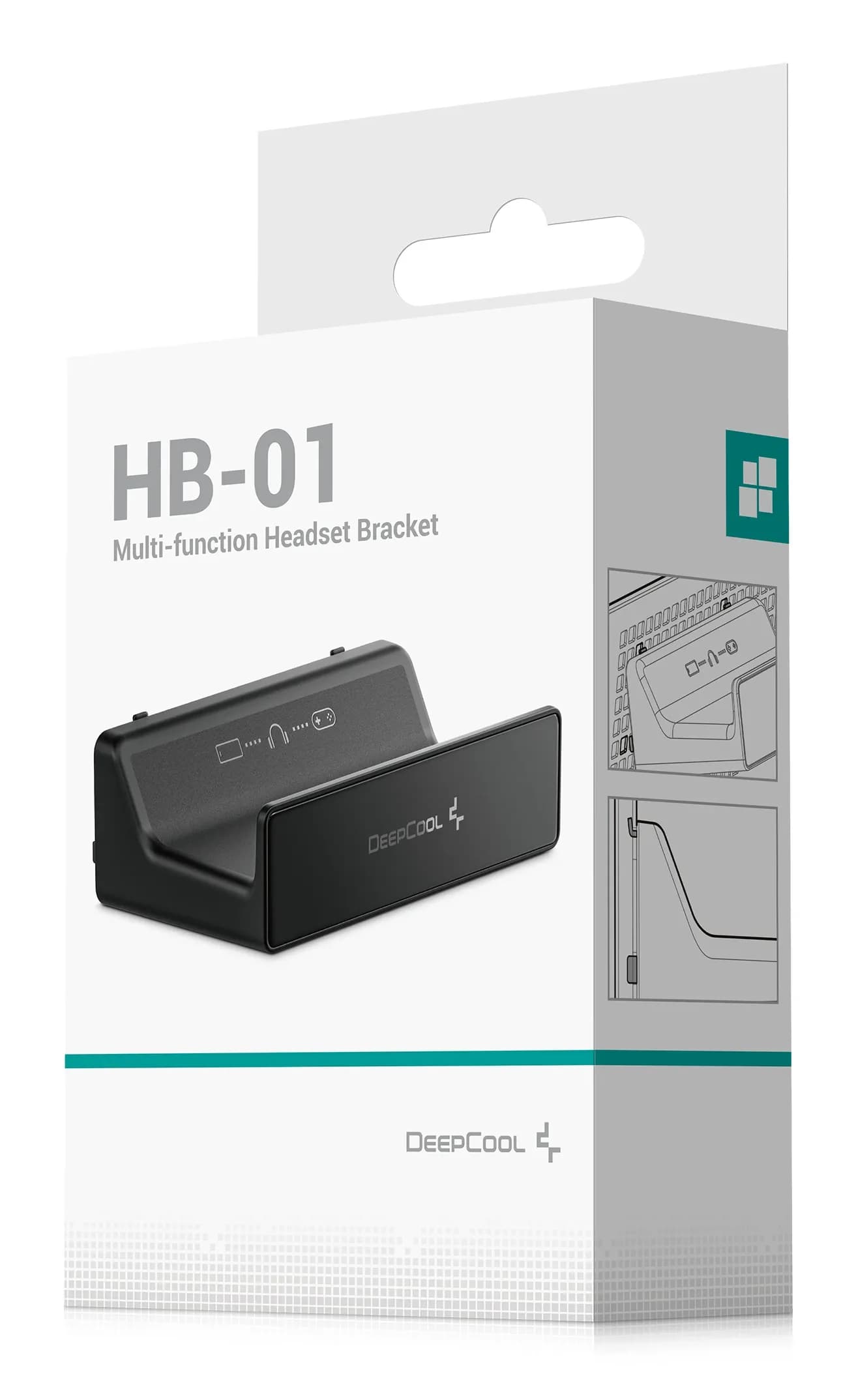 Headset stand DEEPCOOL HB-01 для корпусов DEEPCOOL CH, черный