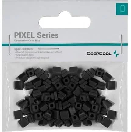 Декоративный резиновый элемент DEEPCOOL PIXEL BK для корпусов DEEPCOOL MESH (100 pcs pack), черный
