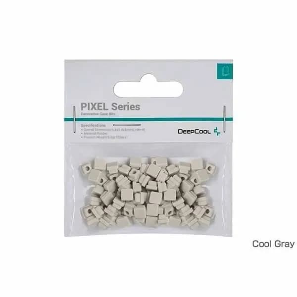 Декоративный резиновый элемент DEEPCOOL PIXEL GY для корпусов DEEPCOOL MESH (100 pcs pack), серый