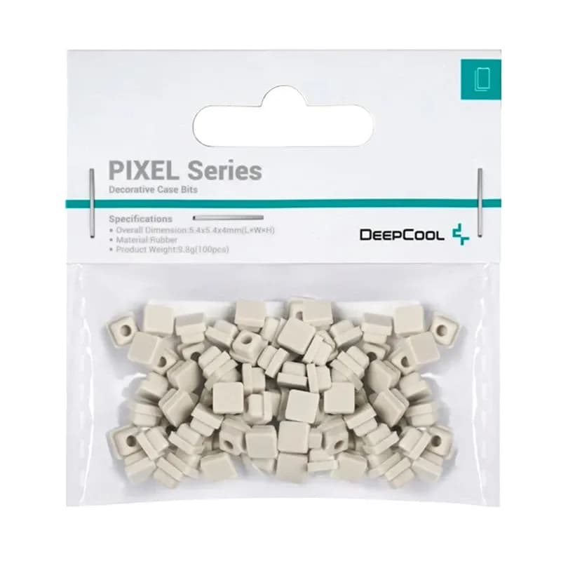 Декоративный резиновый элемент DEEPCOOL PIXEL GY для корпусов DEEPCOOL MESH (100 pcs pack)