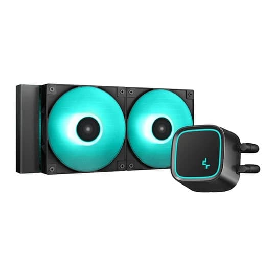 DEEPCOOL LE500 2x120 MARRS GREEN LED PWM FAN LGA20xx/1700/1200/115*/AMD