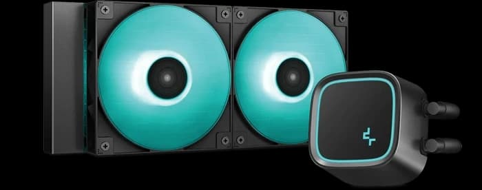 DEEPCOOL LE500 2x120 MARRS GREEN LED PWM FAN LGA20xx/1700/1200/115*/AMD