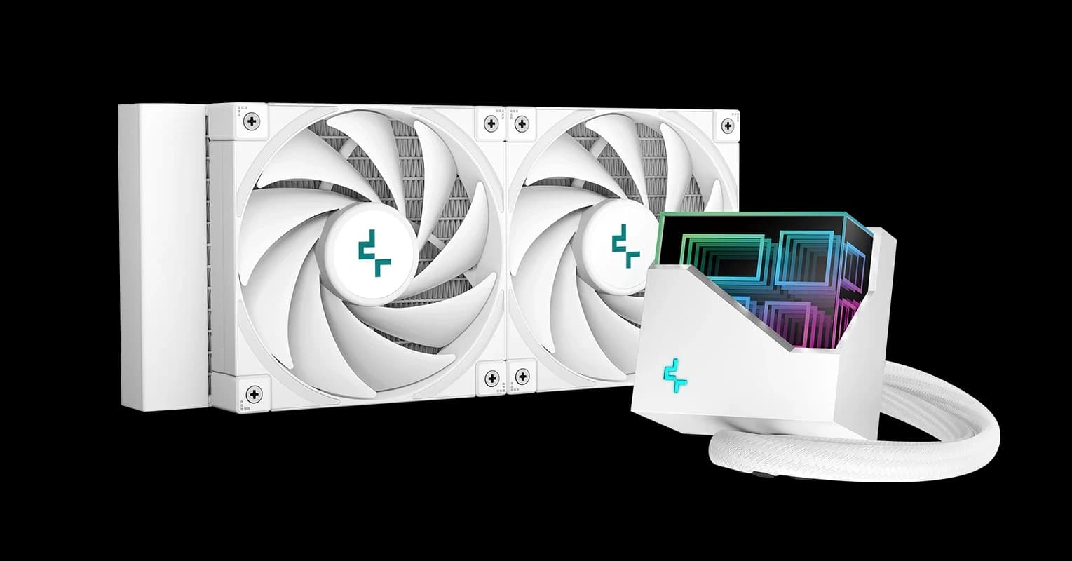 Система жидкостного охлаждения DeepCool LT520 (ARGB) белый