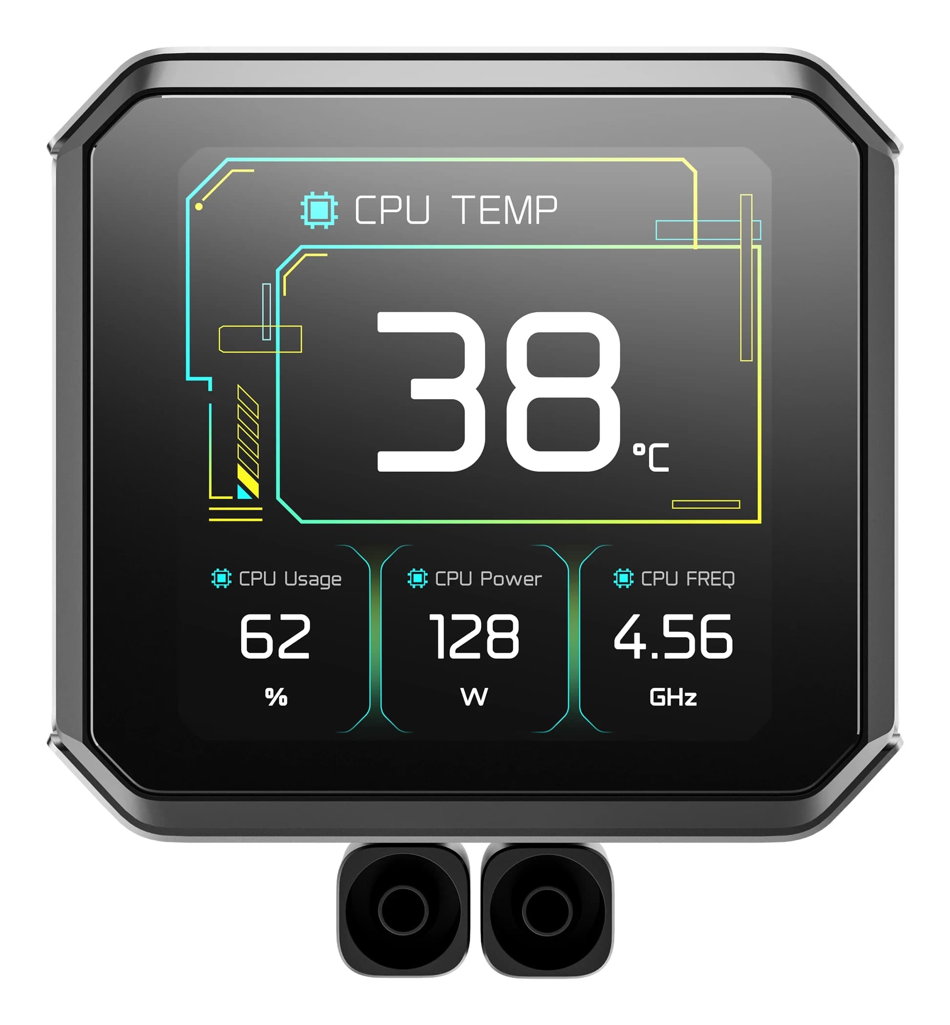 DEEPCOOL SPARTACUS 360 ARGB 120*3 PWM ARGB FAN 3.4” 480x480 TFT LCD ARGB PUMP LGA20xx/1700/1200/115*