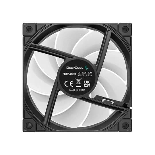 Cooler for PSU/CASE DEEPCOOL FD12(3 IN 1 SET) ARGB PWM HDB BLACK 500-2050rpm 120mm