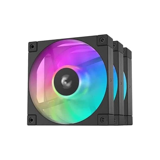 Cooler for PSU/CASE DEEPCOOL FD12(3 IN 1 SET) ARGB PWM HDB BLACK 500-2050rpm 120mm