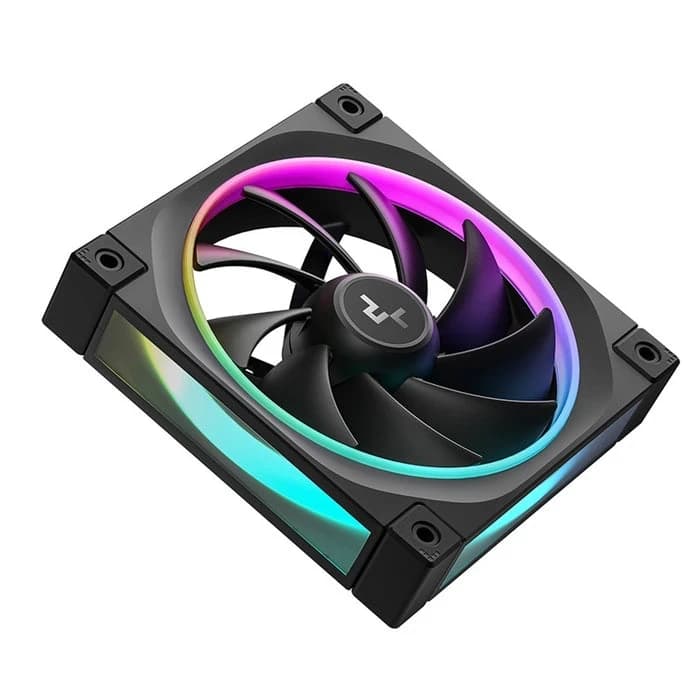 Cooler for PSU/CASE DEEPCOOL FL12 PWM BLACK ARGB 500-2150rpm 120mm