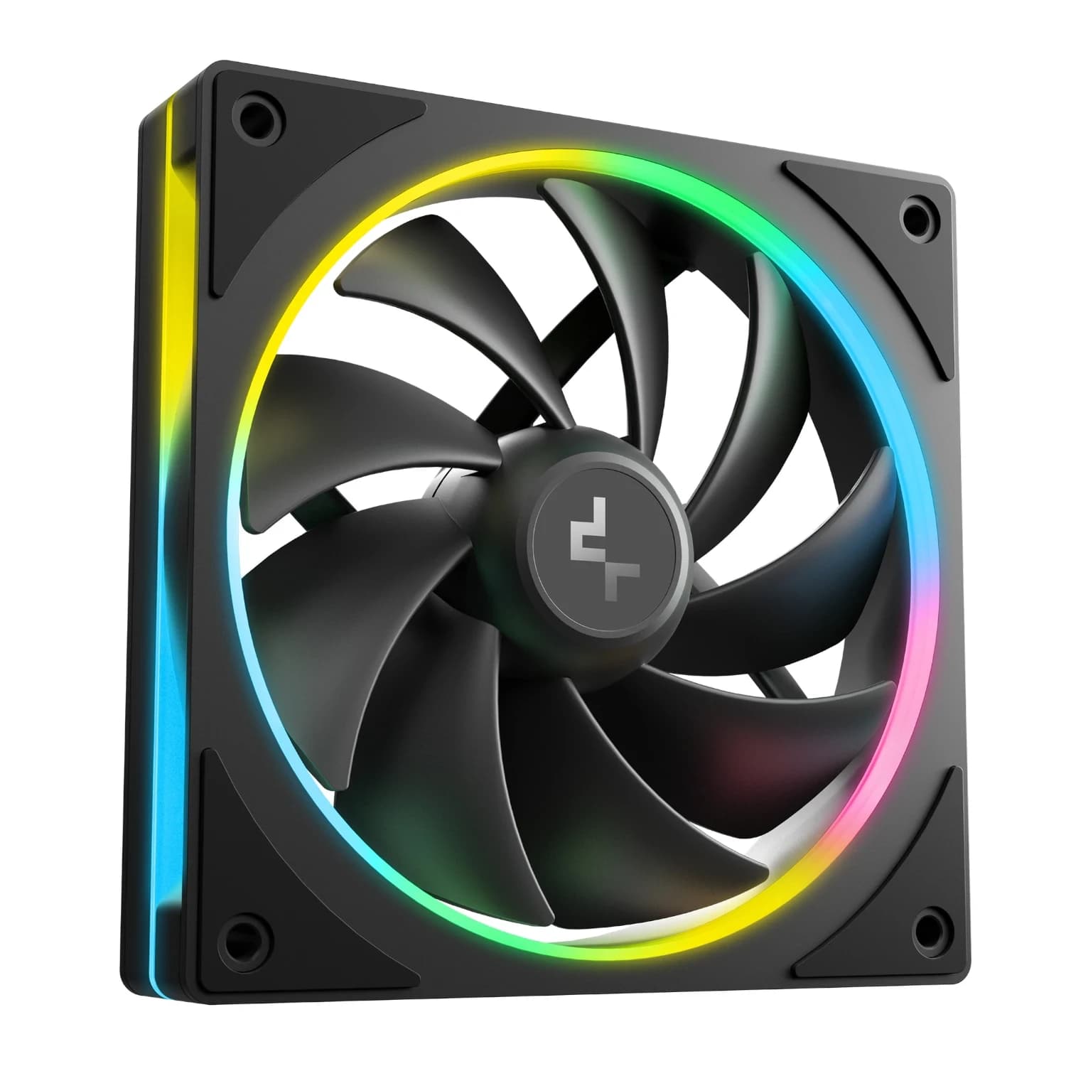 Cooler for PSU/CASE DEEPCOOL FL12 SE(3 IN 1 SET) PWM BLACK ARGB 400-1900rpm 120mm