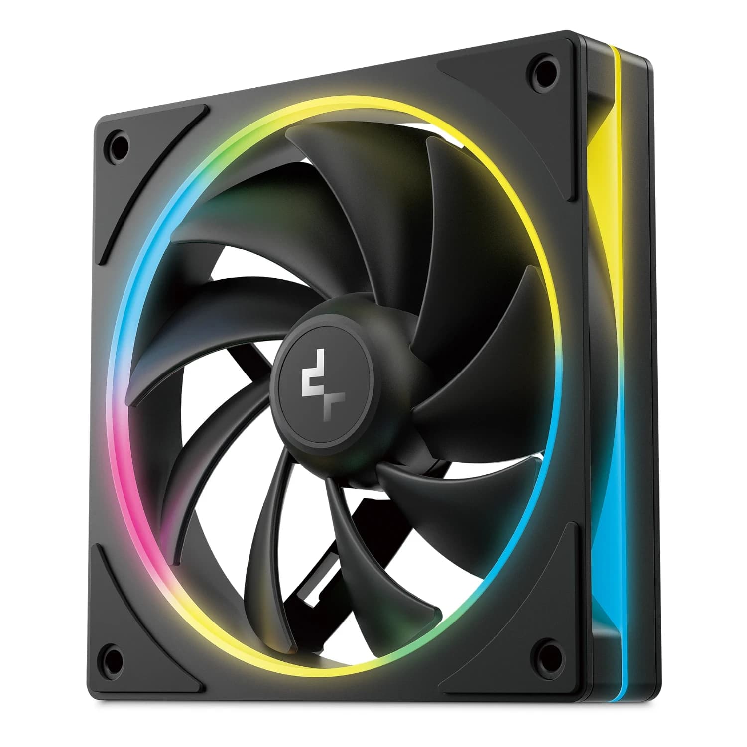 Cooler for PSU/CASE DEEPCOOL FL12 SE(3 IN 1 SET) PWM BLACK ARGB 400-1900rpm 120mm