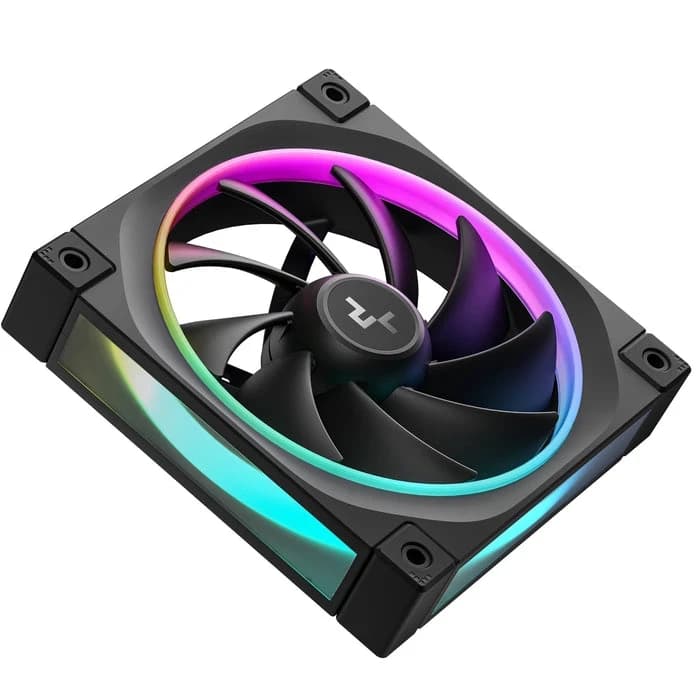 Cooler for PSU/CASE DEEPCOOL FL12(3 IN 1 SET) PWM BLACK ARGB 500-2150rpm 120mm