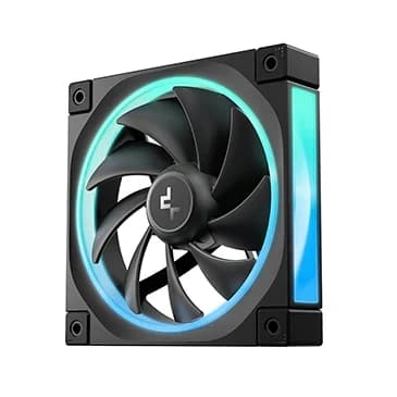 Cooler for PSU/CASE DEEPCOOL FL12(3 IN 1 SET) PWM BLACK ARGB 500-2150rpm 120mm