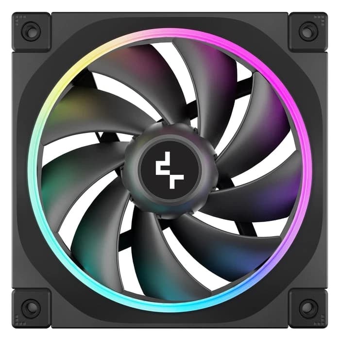 Cooler for PSU/CASE DEEPCOOL FL12(3 IN 1 SET) PWM BLACK ARGB 500-2150rpm 120mm