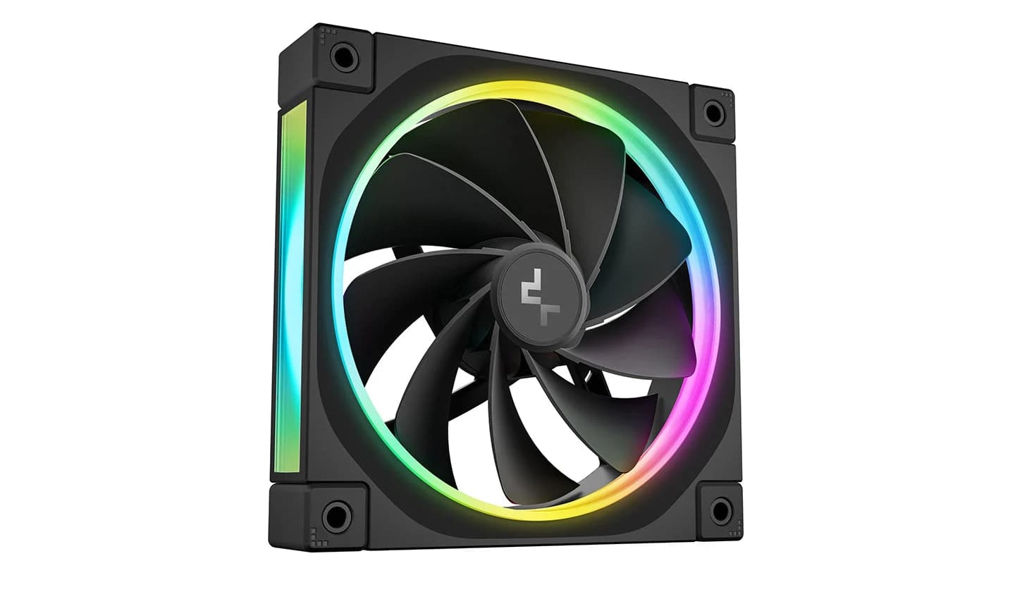 Cooler for PSU/CASE DEEPCOOL FL12R PWM BLACK ARGB 500-2150rpm 120mm