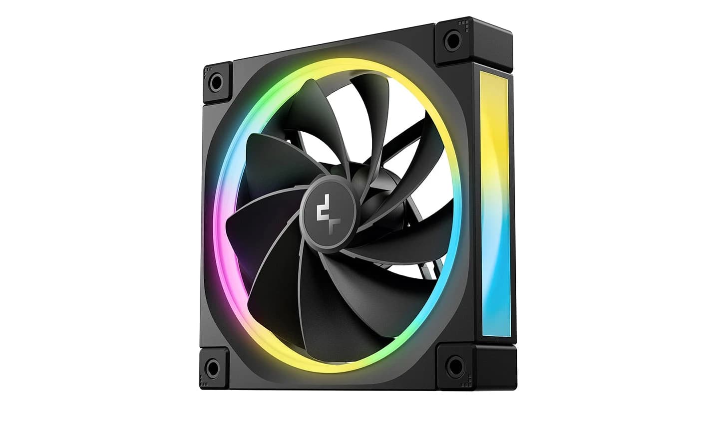 Cooler for PSU/CASE DEEPCOOL FL12R PWM BLACK ARGB 500-2150rpm 120mm