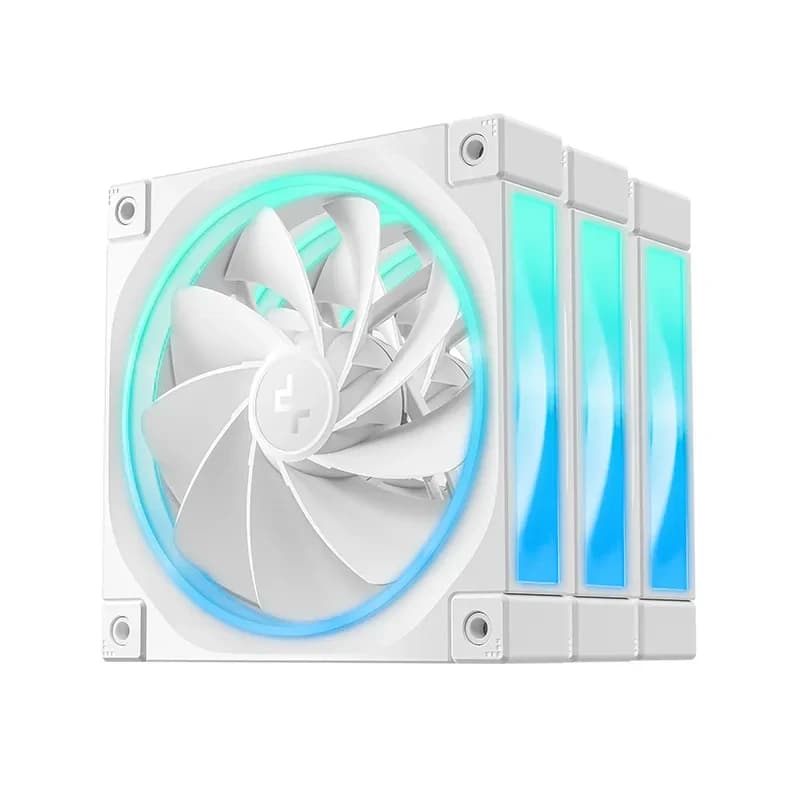 Cooler for PSU/CASE DEEPCOOL FL12R WH(3 IN 1 SET) PWM WHITE ARGB 500-2150rpm 120mm