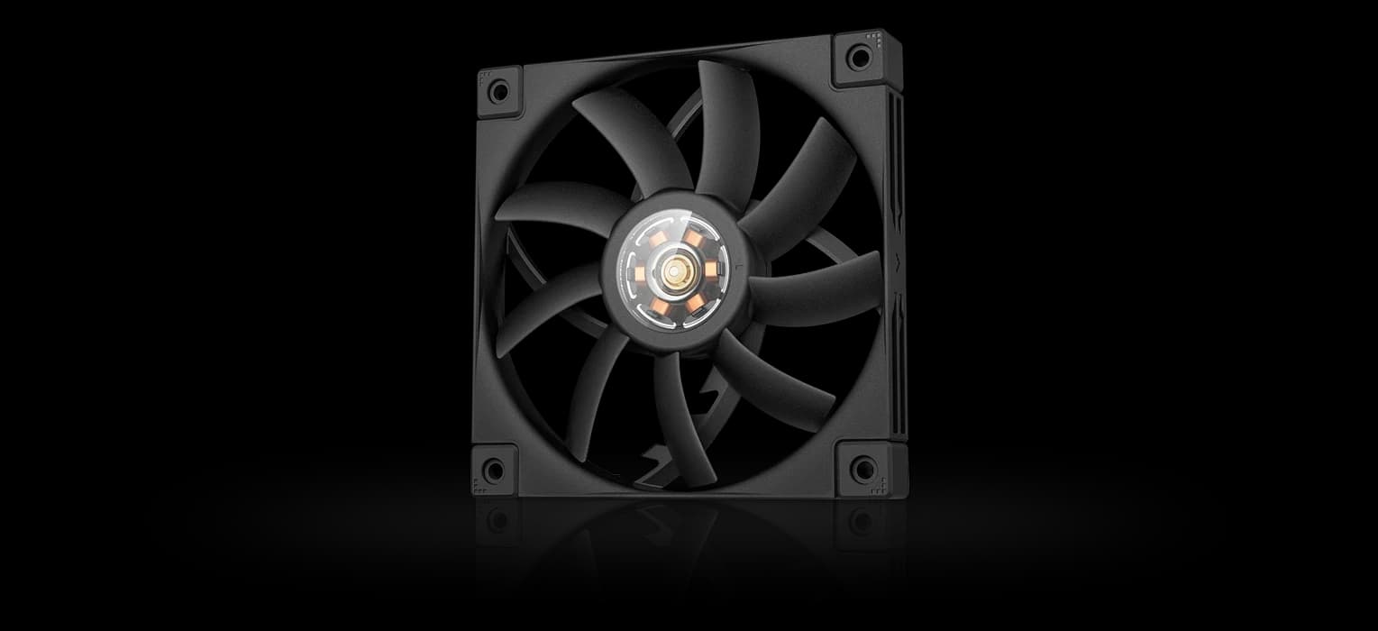 Вентилятор DeepCool FT12 SLIM (120 мм, 500-1850 об/мин) чёрный