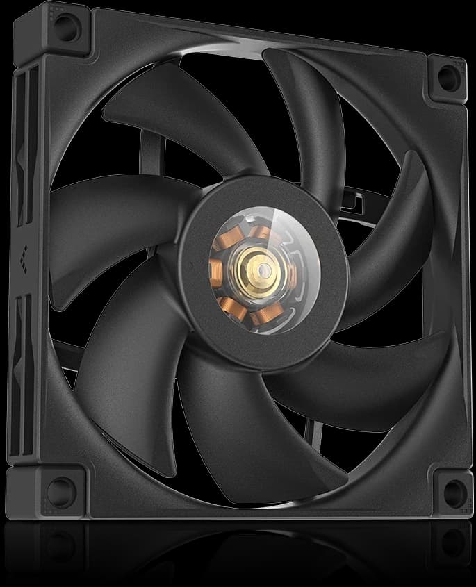 Cooler for PSU/CASE DEEPCOOL FT9 SLIM PWM BLACK LED 500-2950rpm 92mm