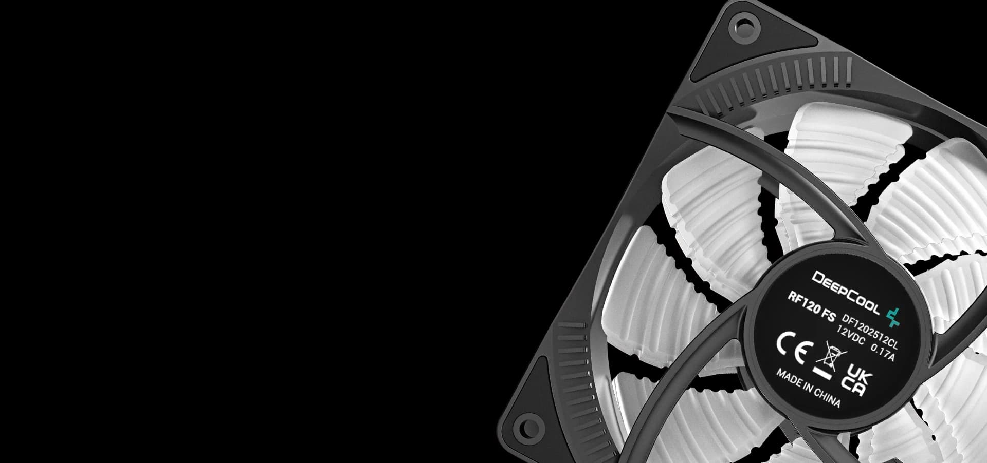 Cooler for PSU/CASE DEEPCOOL RF120FS 3-COLOR-LED 120x120x25mm Hydro Bearing 500-1500RPM