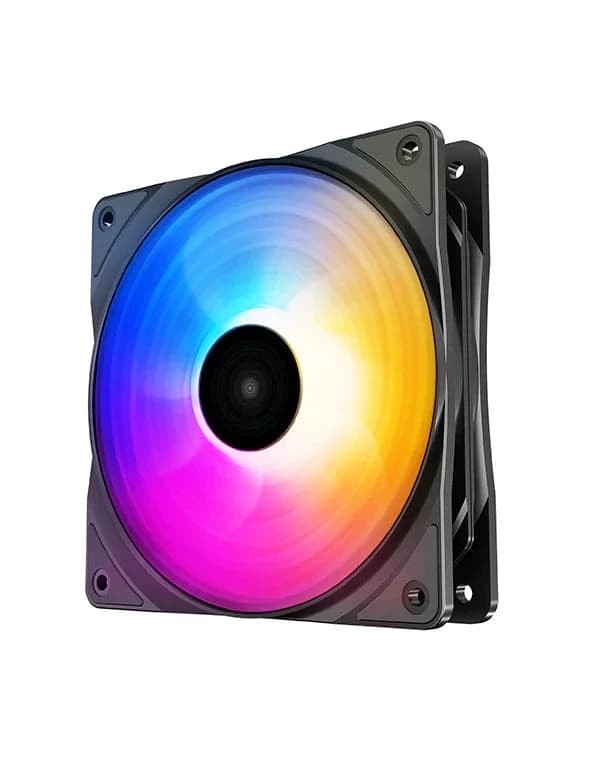 Cooler for PSU/CASE DEEPCOOL RF120FS 3-COLOR-LED 120x120x25mm Hydro Bearing 500-1500RPM