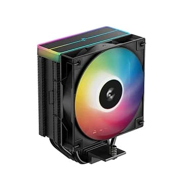 CPU cooler DEEPCOOL AG400 V2 BK ARGB LGA115*/1700/1200/AMD 120mm PWM fan,300-1850rpm,4HP
