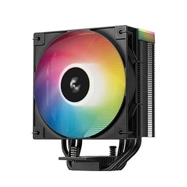 CPU cooler DEEPCOOL AG400 V2 BK ARGB LGA115*/1700/1200/AMD 120mm PWM fan,300-1850rpm,4HP