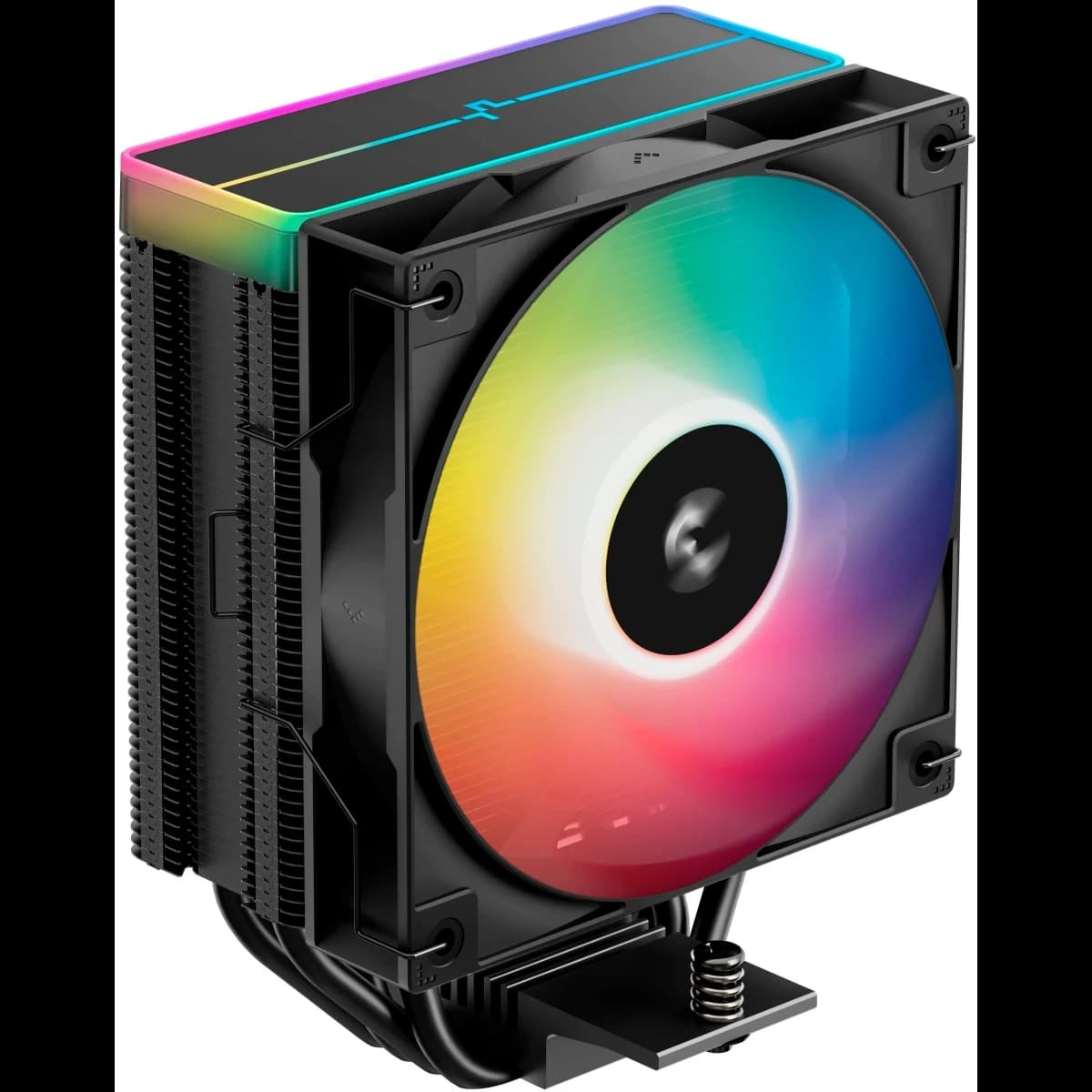 CPU cooler DEEPCOOL AG400 V2 BK ARGB LGA115*/1700/1200/AMD 120mm PWM fan,300-1850rpm,4HP