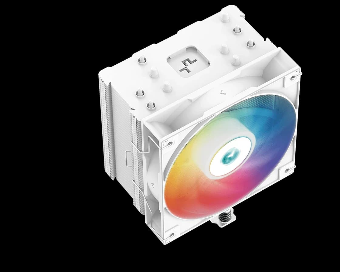 CPU cooler DEEPCOOL AG500 WH WHITE ARGB LGA115*/1700/1200/AMD 120mm PWM fan,300-1850rpm,5HP