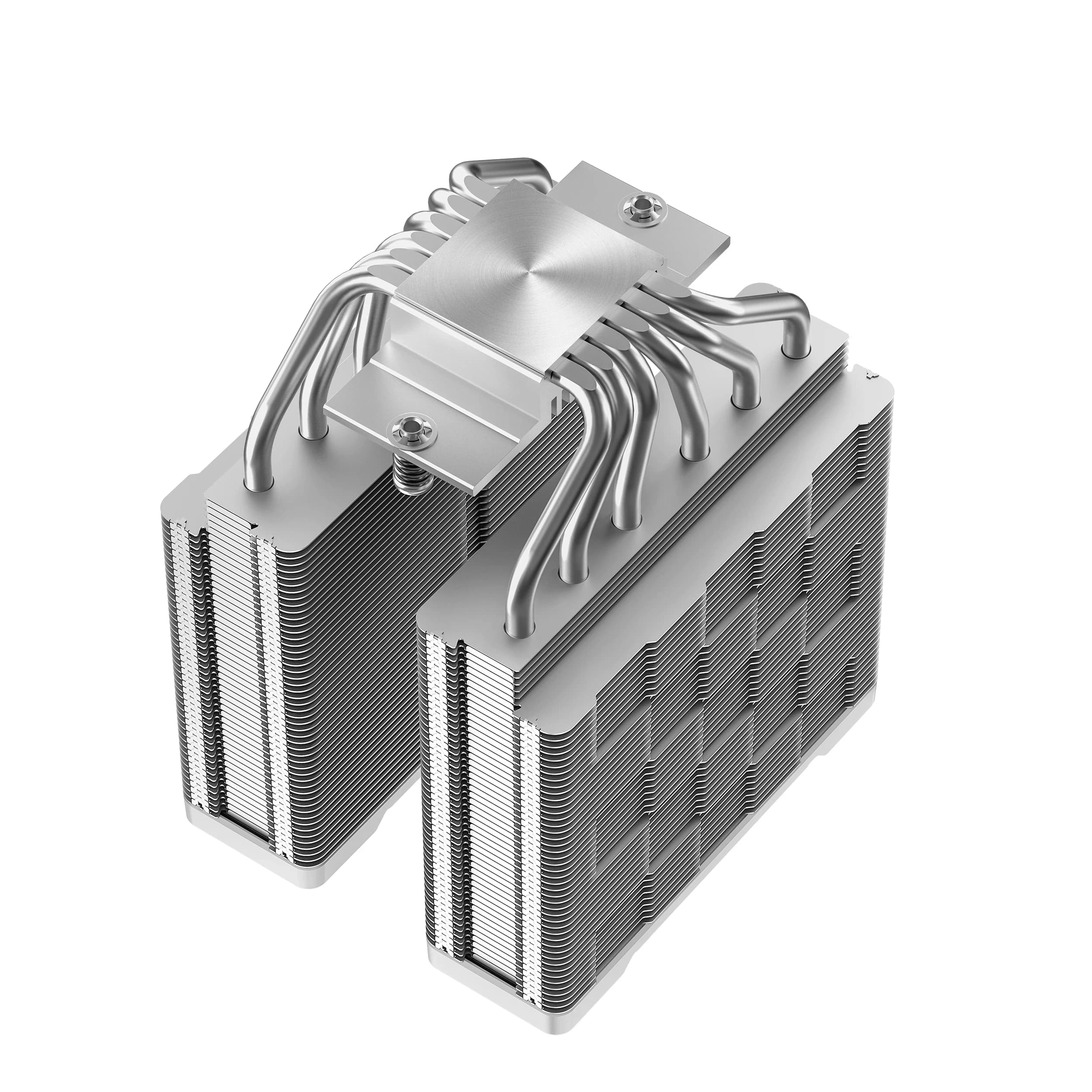 CPU cooler DEEPCOOL AG620 G2 WH ARGB LGA1700/1851/AMD 2x120mm 300-1950rpm,6HP