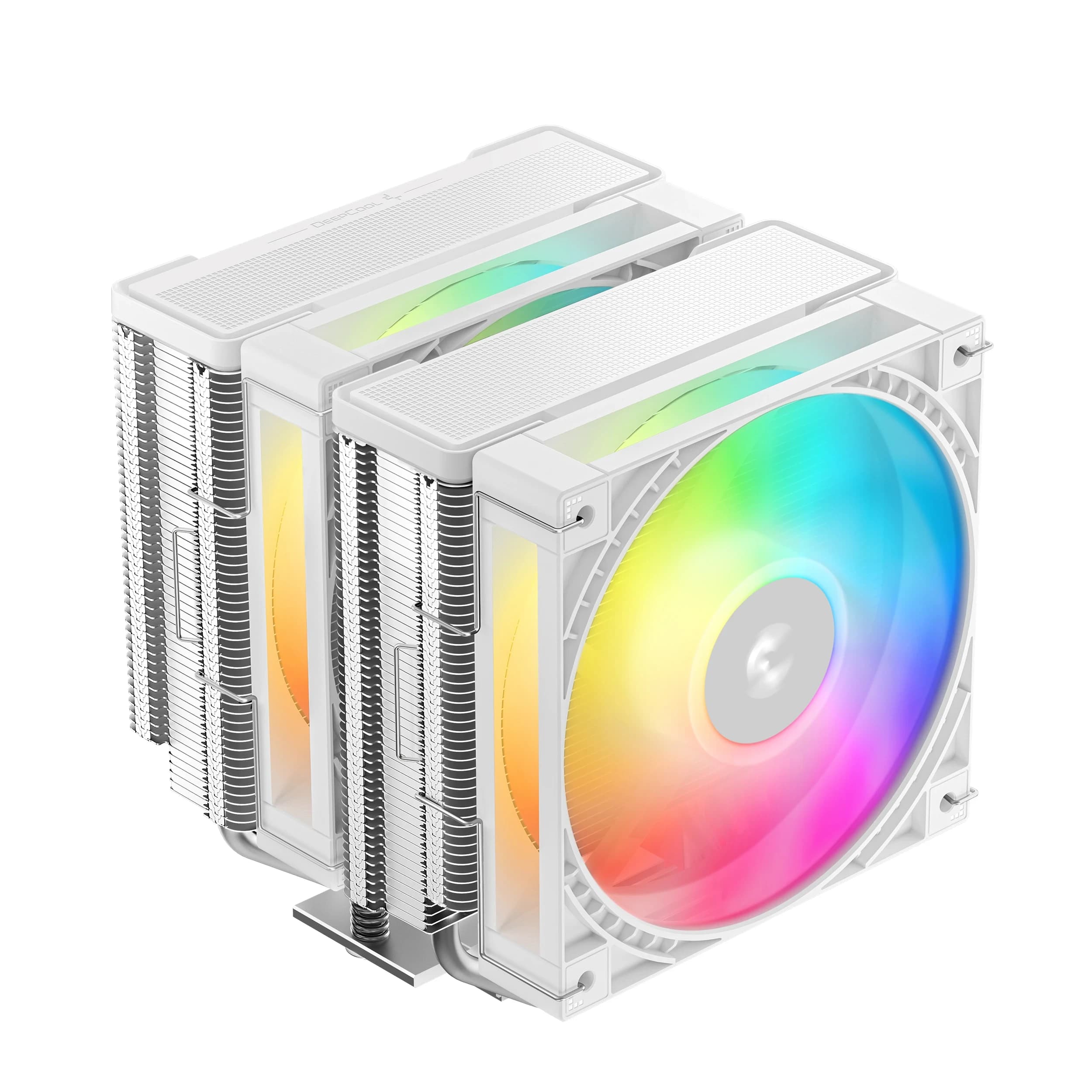 Кулер для процессора DeepCool AG620 G2 WH ARGB (120 мм, 2 вентилятора, 6 тепловых трубок) белый