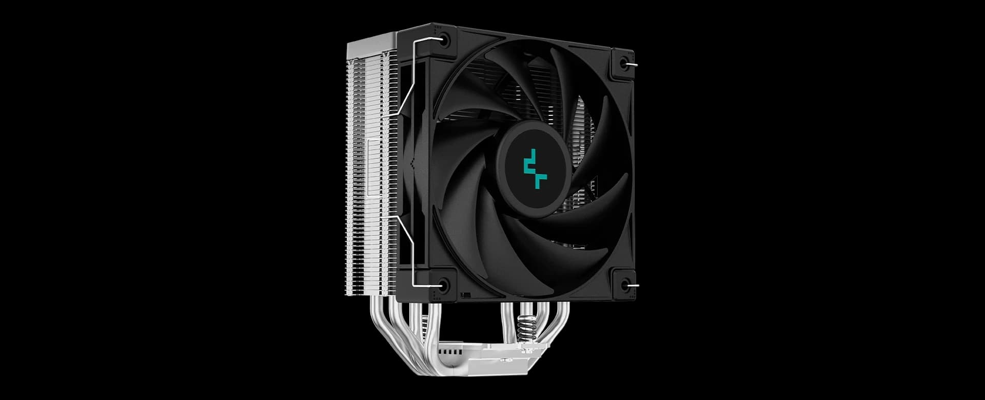 CPU cooler DEEPCOOL AK400 LGA1700/1200/115*/AMD 120mm Black PWM FDB fan,500-1850rpm,4HP