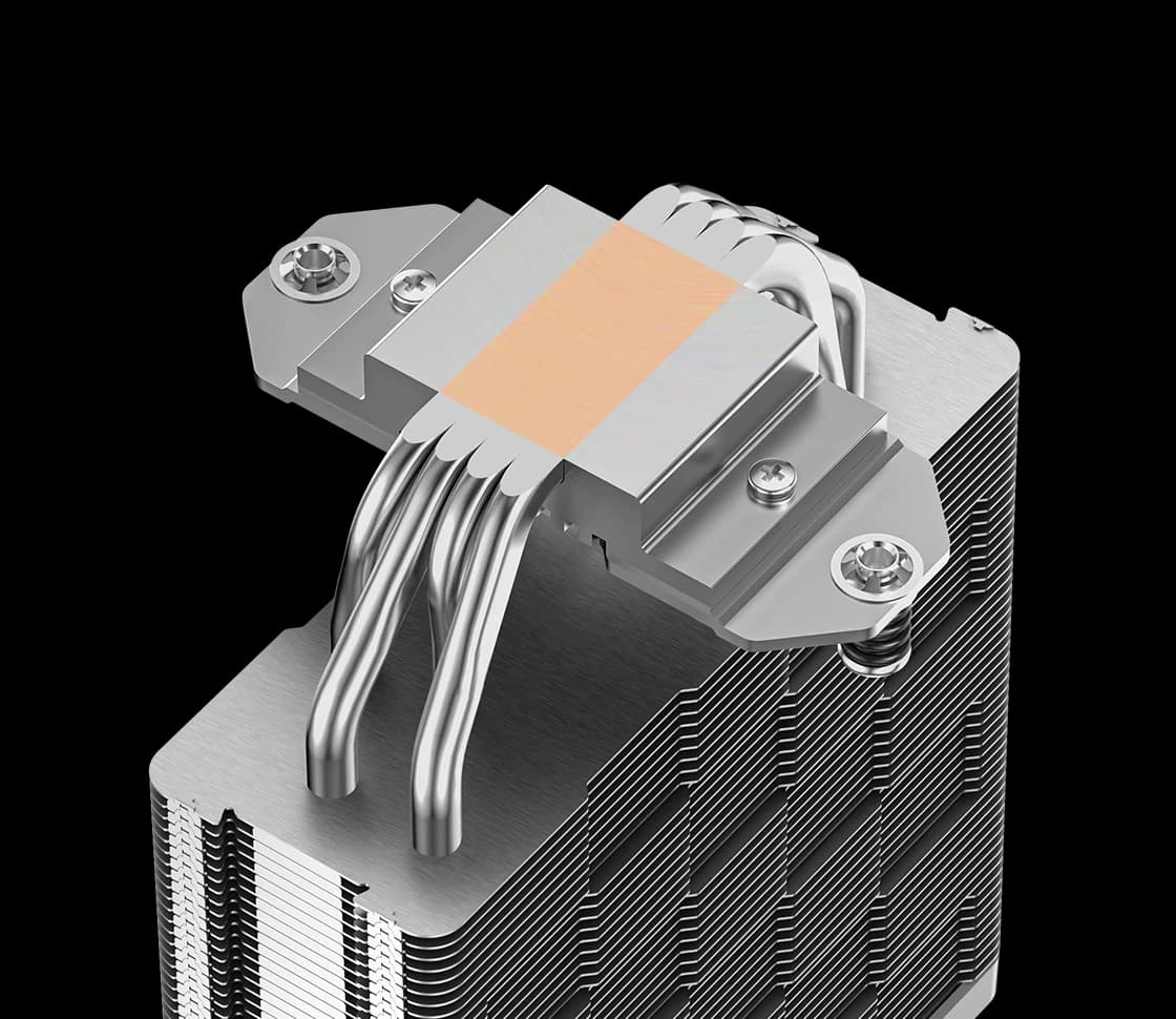 CPU cooler DEEPCOOL AK400 LGA1700/1200/115*/AMD 120mm Black PWM FDB fan,500-1850rpm,4HP