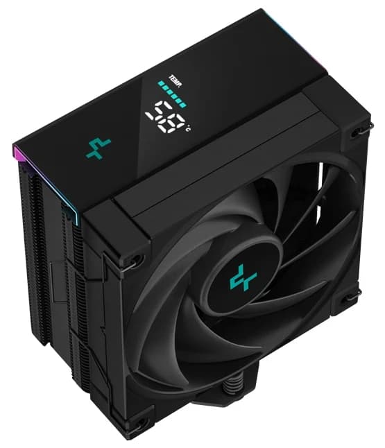 CPU cooler DEEPCOOL AK400 DIG. LGA1700/1200/115*/AMD 120mm Black PWM FDB fan,500-1850rpm,4HP