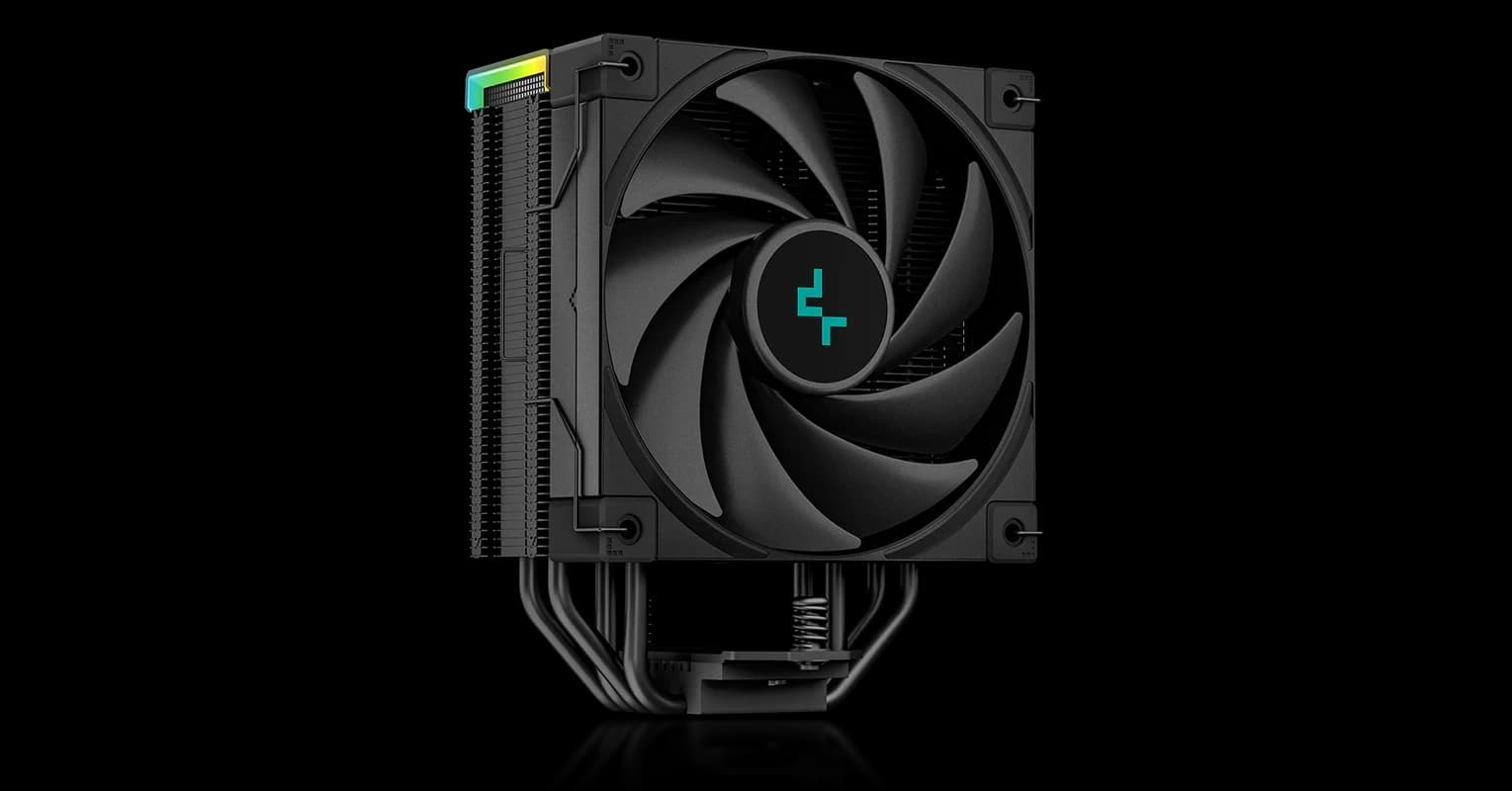 CPU cooler DEEPCOOL AK400 DIG. LGA1700/1200/115*/AMD 120mm Black PWM FDB fan,500-1850rpm,4HP