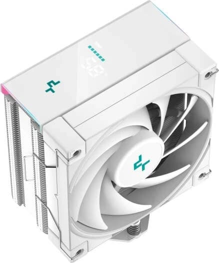 CPU cooler DEEPCOOL AK400 DIG. WH LGA1700/1200/115*/AMD 120mm Black PWM FDB fan,500-1850rpm,4HP