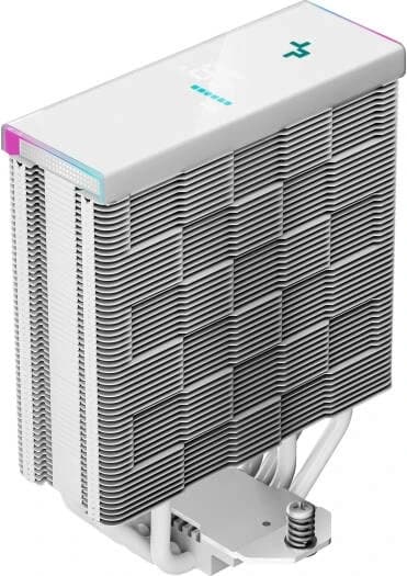 CPU cooler DEEPCOOL AK400 DIG. WH LGA1700/1200/115*/AMD 120mm Black PWM FDB fan,500-1850rpm,4HP