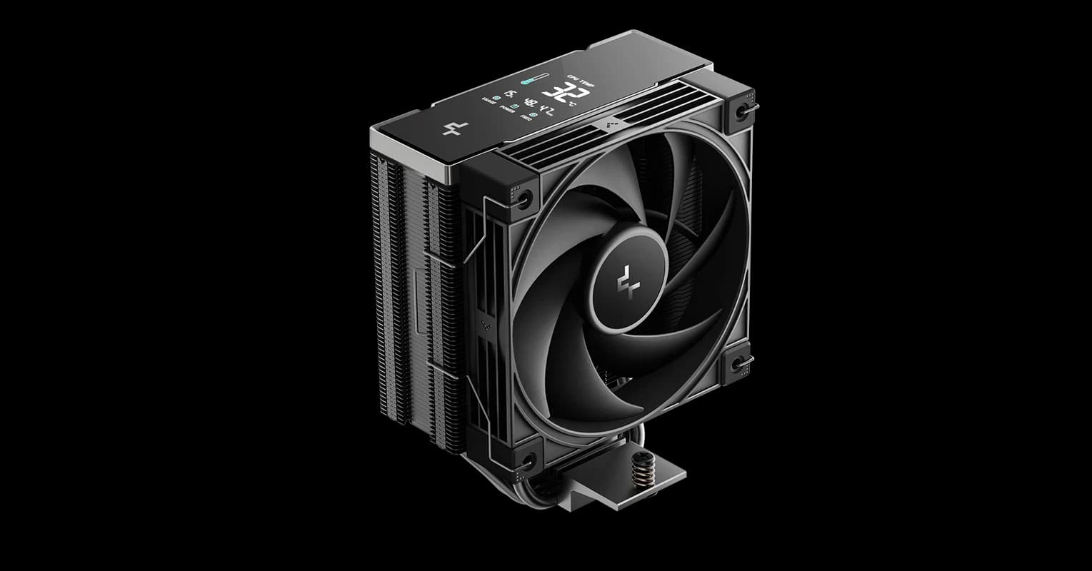 Кулер для процессора DeepCool AK400 G2 DIG. NYX (120 мм, 2200 об/мин) чёрный