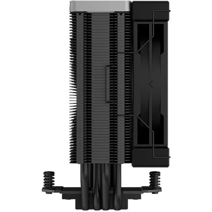 CPU cooler DEEPCOOL AK400 ZERO DARK LGA1700/1200/115*/AMD 120mm Black PWM FDB fan,500-1850rpm,4HP