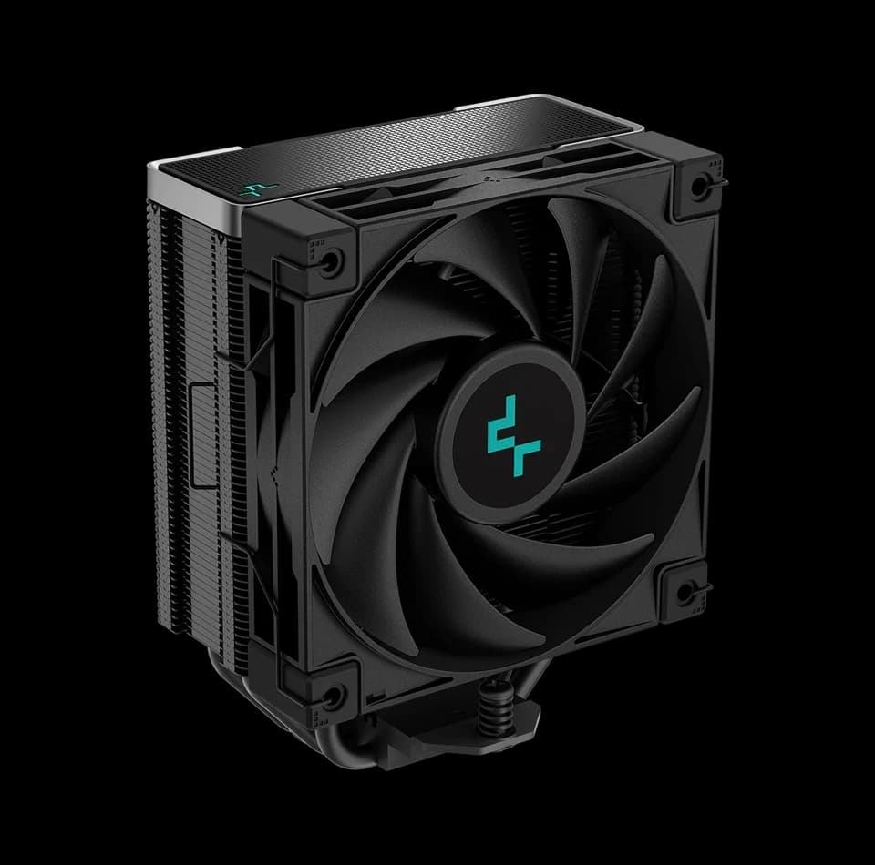 CPU cooler DEEPCOOL AK400 ZERO DARK+ LGA1700/1200/115*/AMD 120mm Black PWM FDB fan,500-1850rpm,4HP