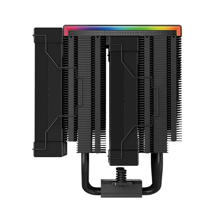 CPU cooler DEEPCOOL AK620 DIG. LGA1700/1200/115*/20**/AMD 2x120mm BLACK PWM FDB fan,500-1850rpm,6HP