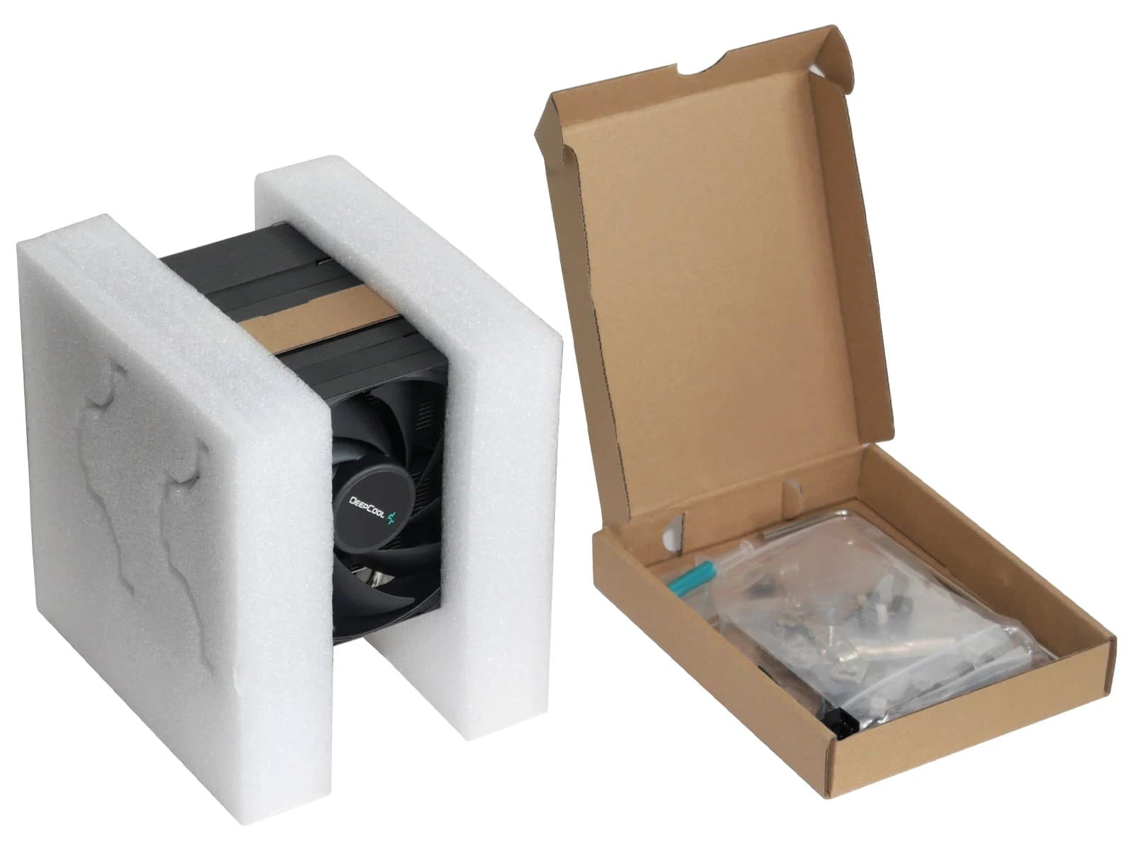 CPU cooler DEEPCOOL AK620 LGA1700/1200/115*/20**/AMD 2x120mm Black PWM FDB fan,500-1850rpm,6HP