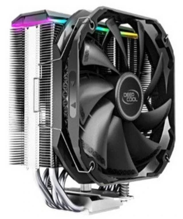 CPU cooler DEEPCOOL AS500 A-RGB LGA775/115*/1200/AMD 140 mm Black PWM fan, 500-1500rpm,5HP