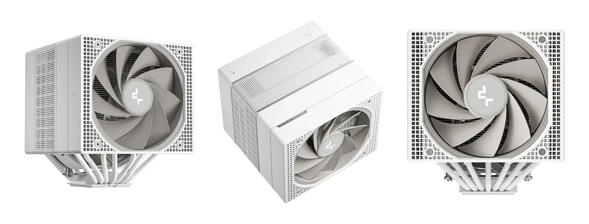 CPU cooler DEEPCOOL ASSASSIN VC ELITE WH LGA1851/1700/1200/115*/AM/FM(140+140)x25mm,500~1800rpm 7 HP