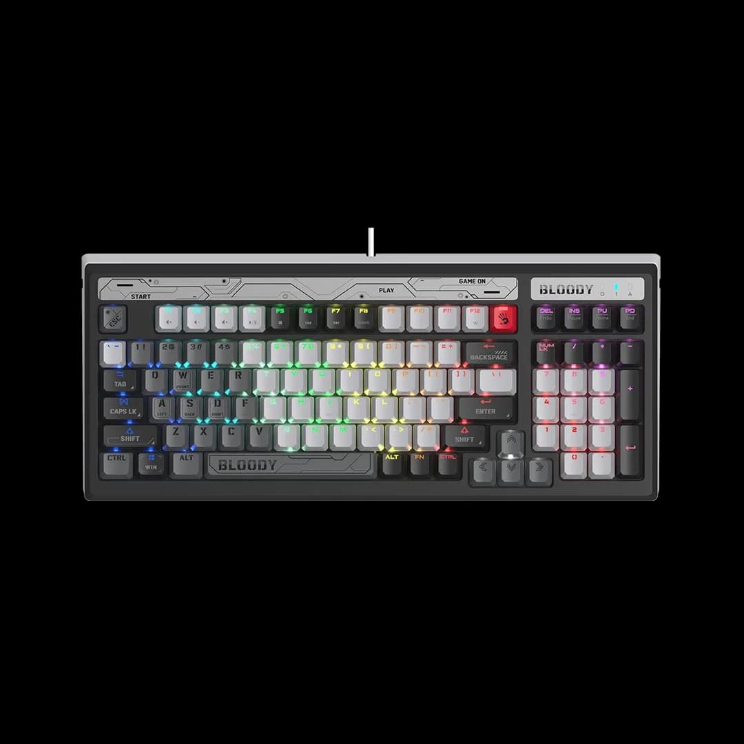 Клавиатура A4Tech Bloody B950 Warrior Grey, EN/RU