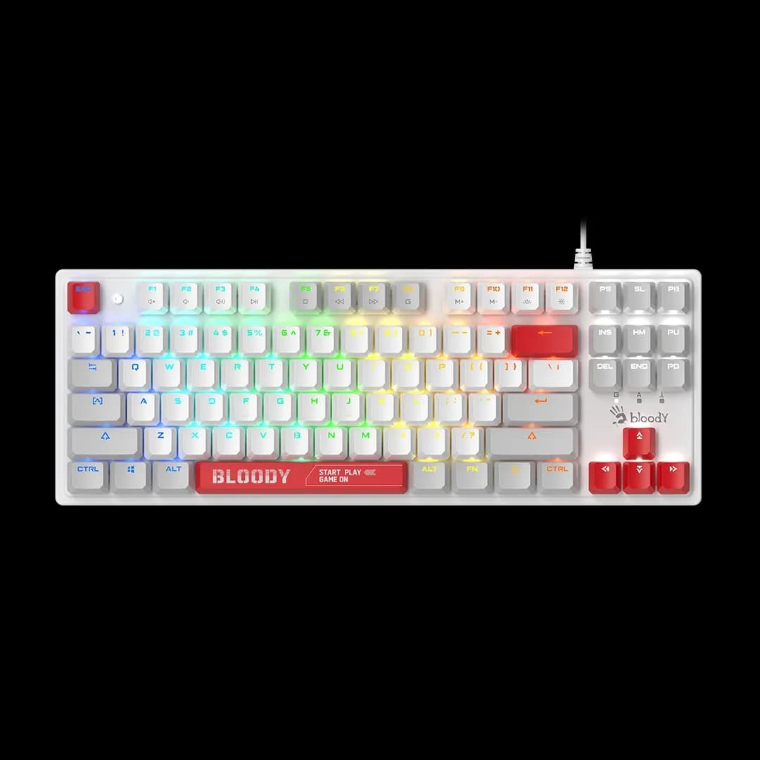 A4TECH BLOODY S310N GAMING MECHANICAL ENERGY BLMS SWITCH RGB KEYBOARD USB US+RUS