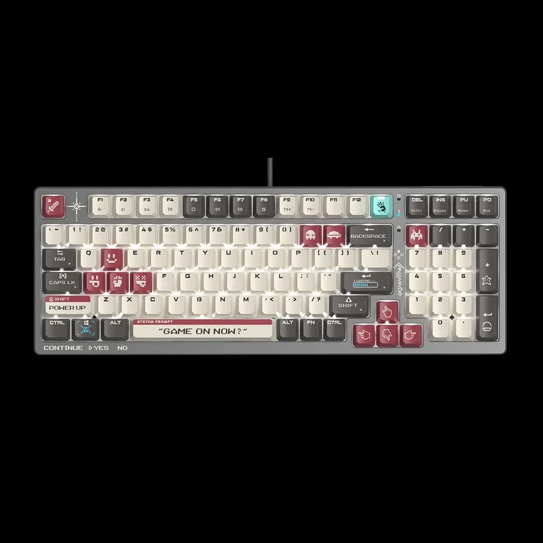 A4TECH BLOODY S98 BLOODY PIXELS GAMING MECHANICAL BLMS PLUS SWITCH RGB KEYBOARD USB US+RUS