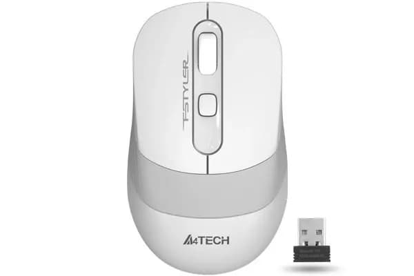 Мышь A4Tech Fstyler FG10, белая, Радиоканал (USB-приёмник)