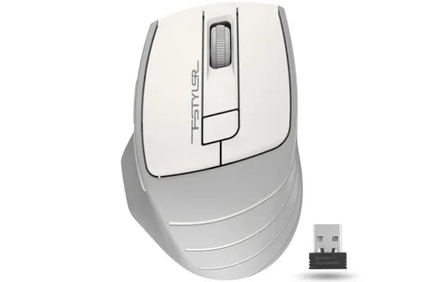 Мышь A4Tech Fstyler FG30S, белая, Радиоканал (USB-приёмник)