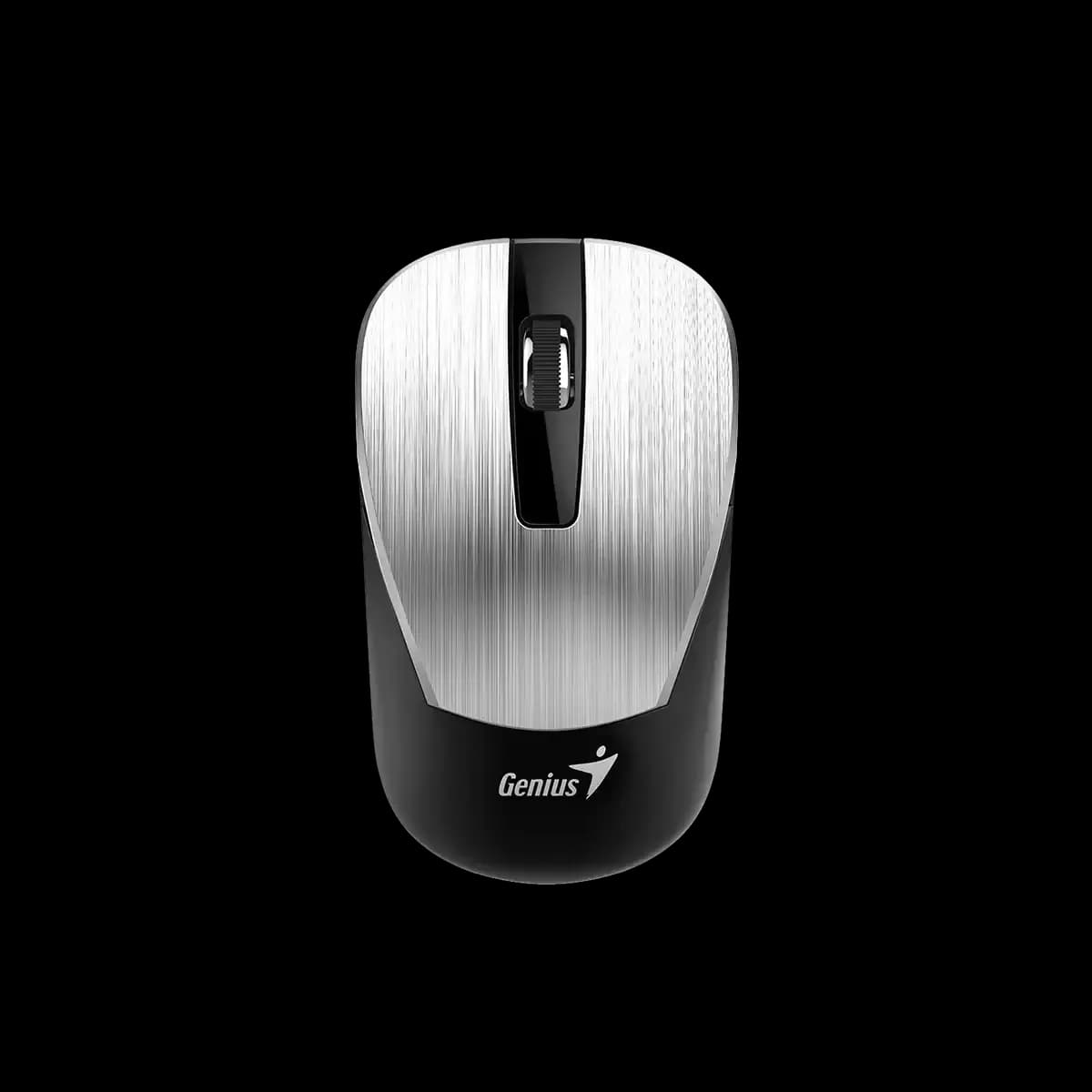 Мышь Genius NX-7015, серебристая, Радиоканал (USB-приёмник)